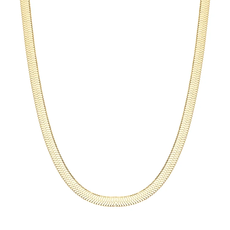 WOMEN'S GOLD-PLATED STAINLESS STEEL NECKLACE 